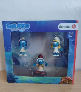 Scatola 3 Smurfette Schleich dal film I Puffi: La Foresta dei Sogni Perduti