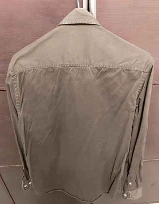 Camisa Springfield, talla M, Manga Larga Verde