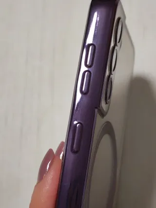 Funda Samsung S21 Glitter Morado