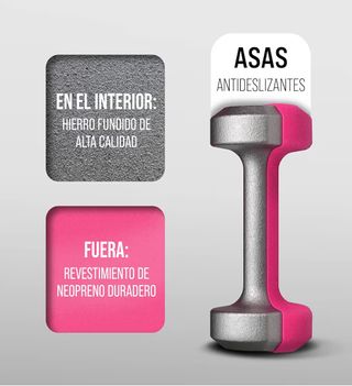 Set Mancuernas Apollo Colores 3K 2K 1K Poco Uso