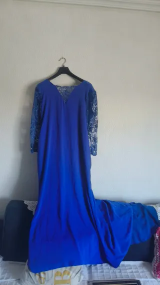 Vestido de madrina azul
