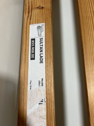 Base cama IKEA BANGSUND + somier 90x200