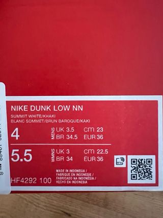 Nike Dunk Low Marrón y Blanco