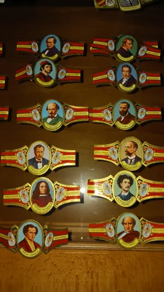 Vitolas de cigarros años 60-80