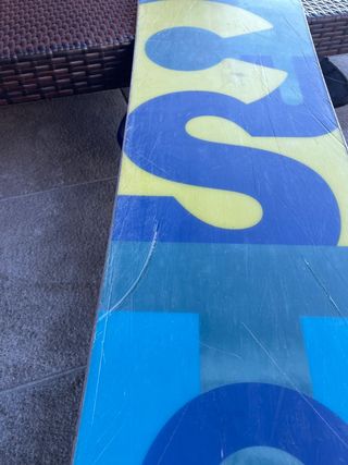 Snowboard Burton Custom Smalls 145cm y fijaciones