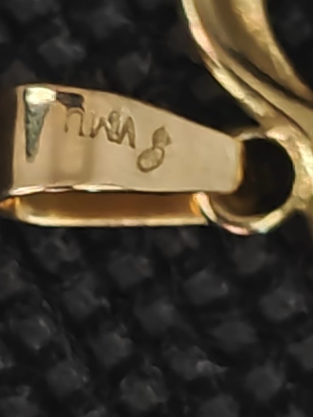 Colgante Corazón Oro 18k Cruz Caravaca