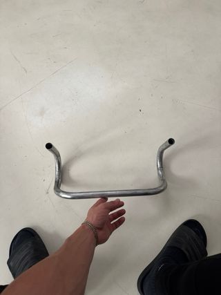 Manillar carretera vintage metal