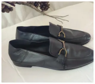 Mocasines Massimo Dutti Negros Talla 38