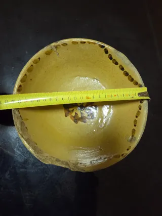 Piatto antico ceramica Caltagirone