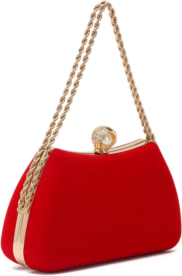 Clutch Vermelha Elegante para Mulher