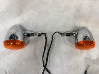 Intermitentes H-D Cromados Naranja