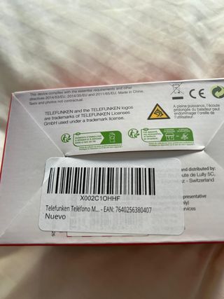 Teléfono Móvil Telefunken S445 Rojo