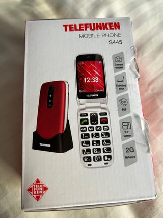 Teléfono Móvil Telefunken S445 Rojo