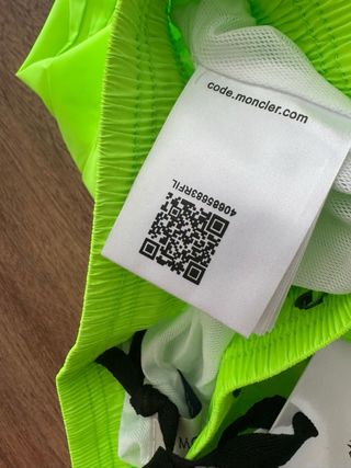 Bañador Moncler Verde Talla M