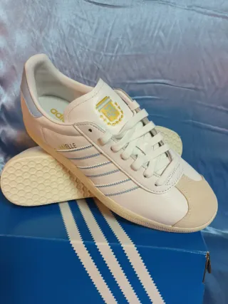 Adidas Gazelle Bianco Oro