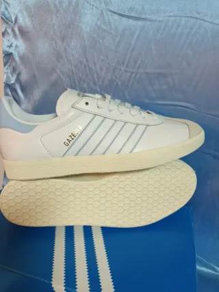 Adidas Gazelle Bianco Oro