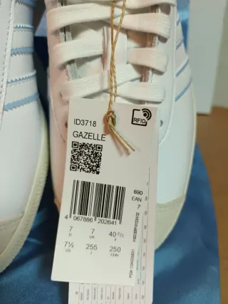 Adidas Gazelle Bianco Oro
