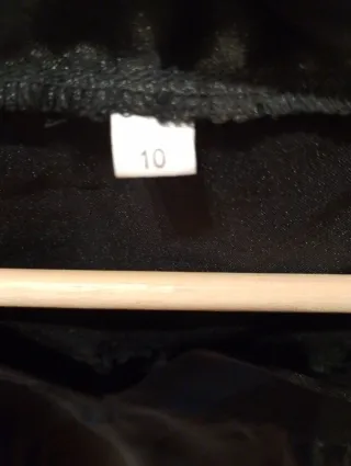 Blusón y chaleco negro talla M