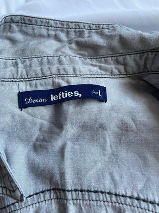 Camisa vaquera gris Denim Lefties