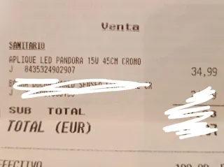 Aplique LED FOCCO PANDORA 45cm 10W