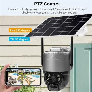 Cámara IP Solar 5MP WiFi/4G Exterior