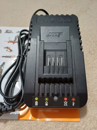 Cargador y Batería Worx 20V 4.0Ah