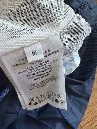 Bañador Moncler Azul Talla M