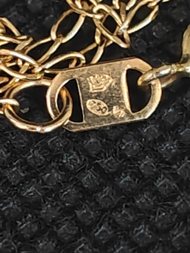 Cadena oro 18k fina estilo Bilbao