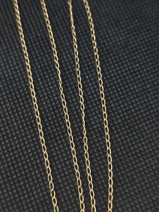 Cadena oro 18k fina estilo Bilbao