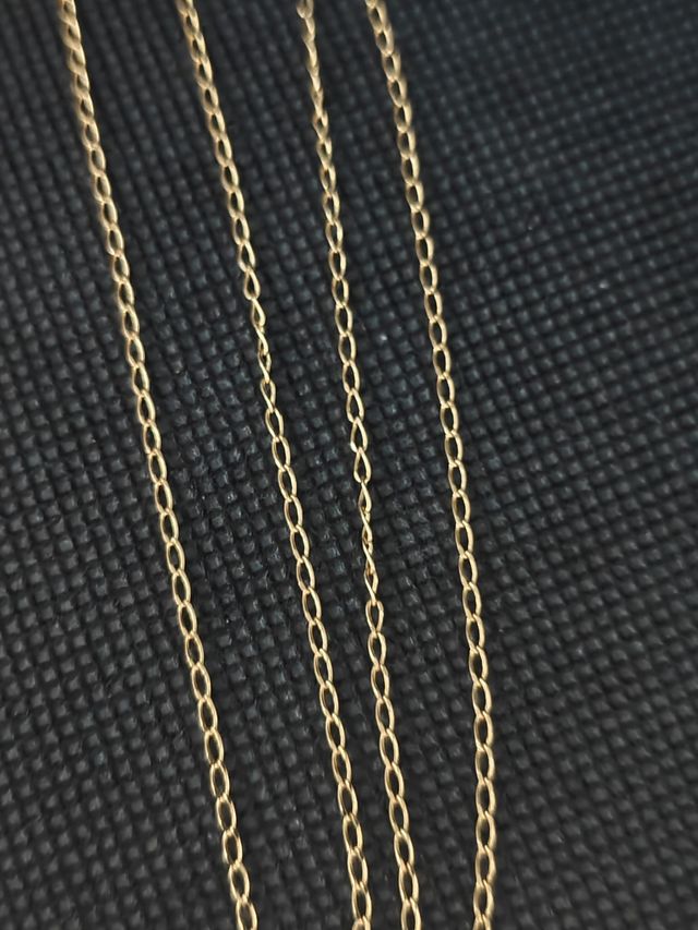 Cadena oro 18k fina estilo Bilbao