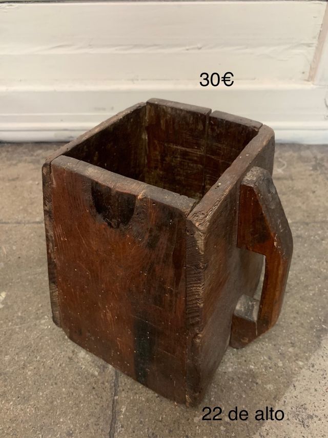 Antigos cubos medidor