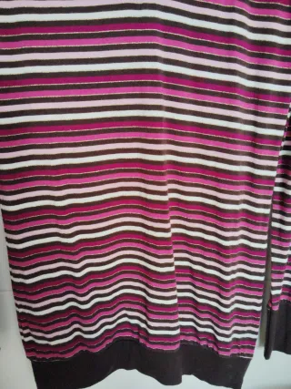 Camiseta de rayas multicolor