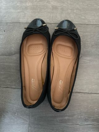 Bailarinas negras usadas 1 vez