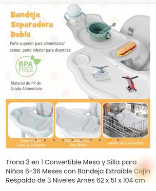 Trona 3 en 1 Costway