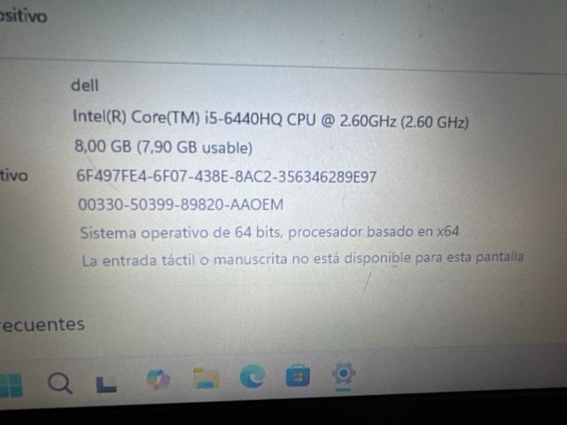 Dell Latitude e5570 Portátil Negro