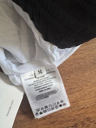 Bañador Moncler Negro Talla M