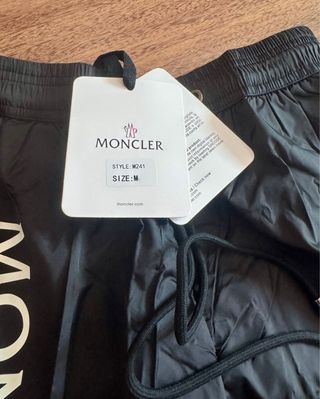 Bañador Moncler Negro Talla M