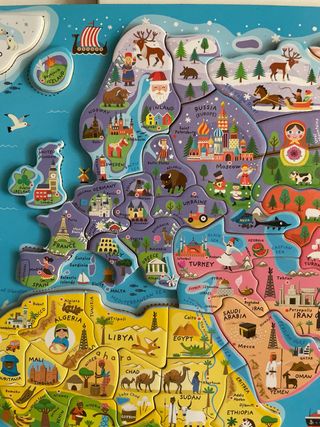 Mapa del Mundo Infantil Jonod