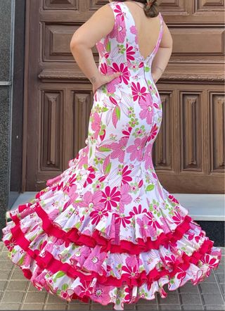 Traje de Flamenca Elástico Talla 404244