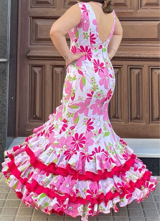 Traje de Flamenca Elástico Talla 404244