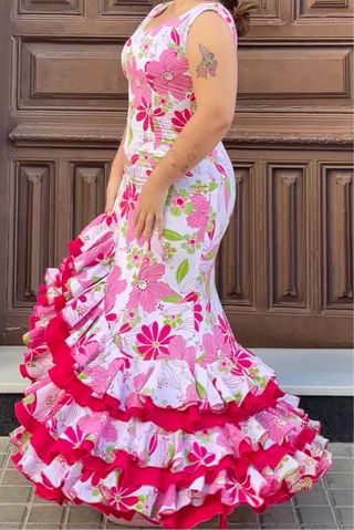 Traje de Flamenca Elástico Talla 404244