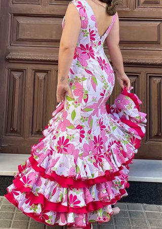 Traje de Flamenca Elástico Talla 404244