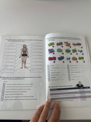 libro A1/A2 francés. Manon échec au roi