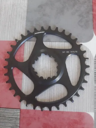 Plato Massi 34T CNC 7075/T6 Nuevo