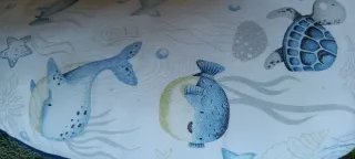 Cojín Mellizos Bellochi Animales Marinos