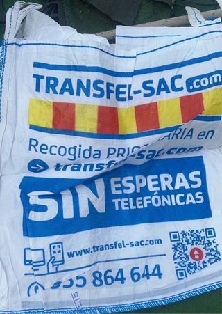 busco saca de runa de obra con retirada