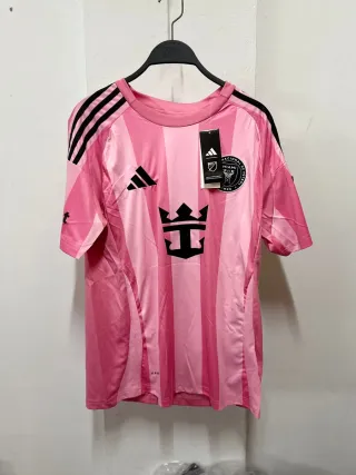 Camiseta Adidas Rayas Rosas Talla M
