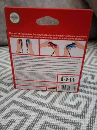 Mandos JoyCon Nintendo Switch Rojo y Azul