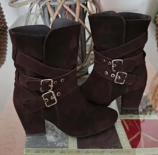 Botines Gloria Ortiz Marrones