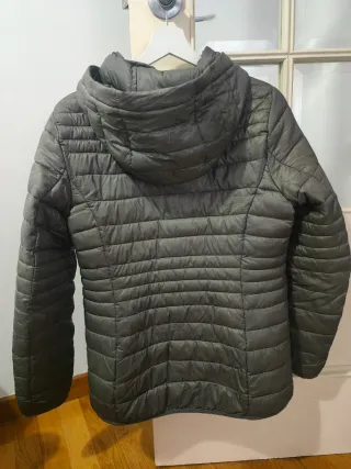 Abrigo acolchado gris Esprit